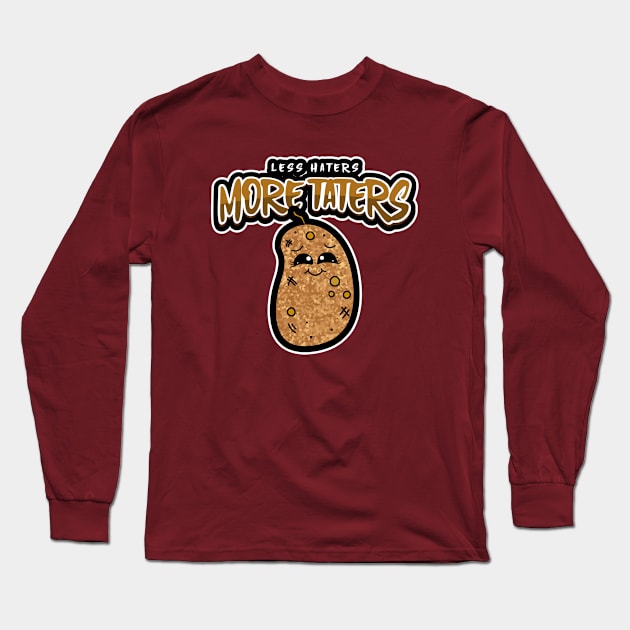 PUNNY Vegetable Pun Funny Potato Quote Long Sleeve T-Shirt by SartorisArt1